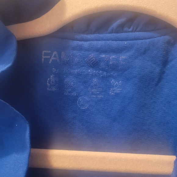 Blue Ruffle Tank Top - Picture 2 of 3